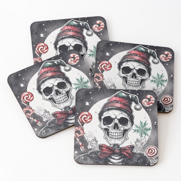 Item preview, Christmas and Holiday Skeleton - Watercolor & Ink 28 designed and sold by KBMediaArt.