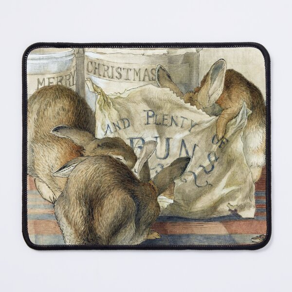 Item preview, Merry Christmas and Plenty of Buns - Beatrix Potter Christmas designed and sold by forgottenbeauty.