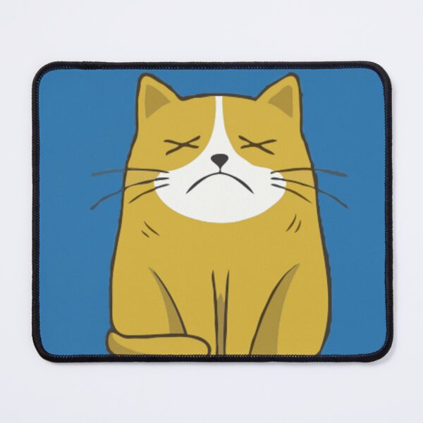 Item preview, "Funny Grumpy Cat Cartoon" - Cute and Relatable Art for Cat Lovers designed and sold by Collision19.