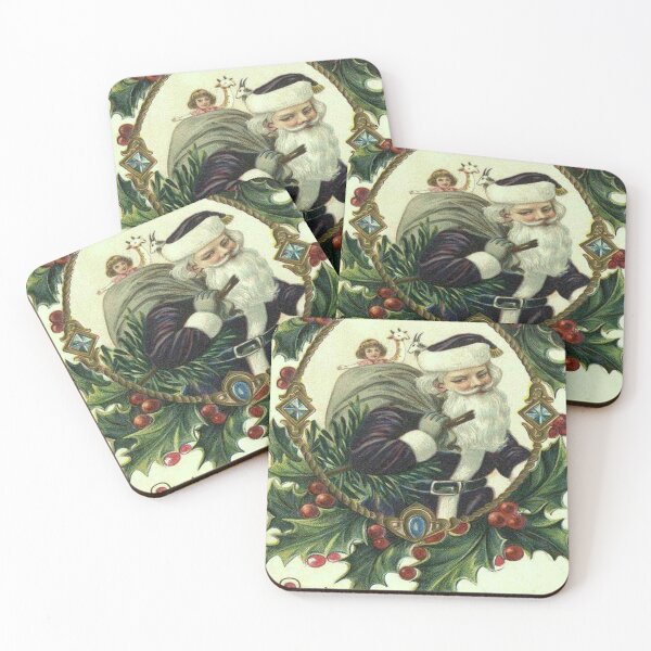 Item preview, CHRISTMAS SANTA CLAUS with Gifts; Vintage 1911 Print designed and sold by posterbobs.