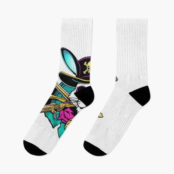 Item preview, Pirate Rabbit with Swords and Hat designed and sold by Yas_oma.