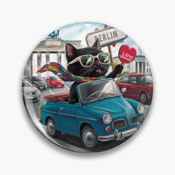 Item preview, Cat on tour - I love Germany! - Berlin designed and sold by lavka-xd.