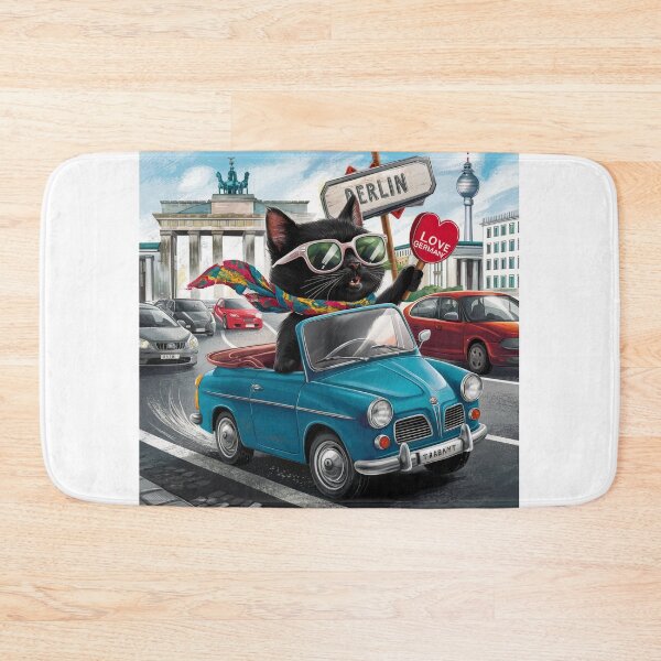 Item preview, Cat on tour - I love Germany! - Berlin designed and sold by lavka-xd.