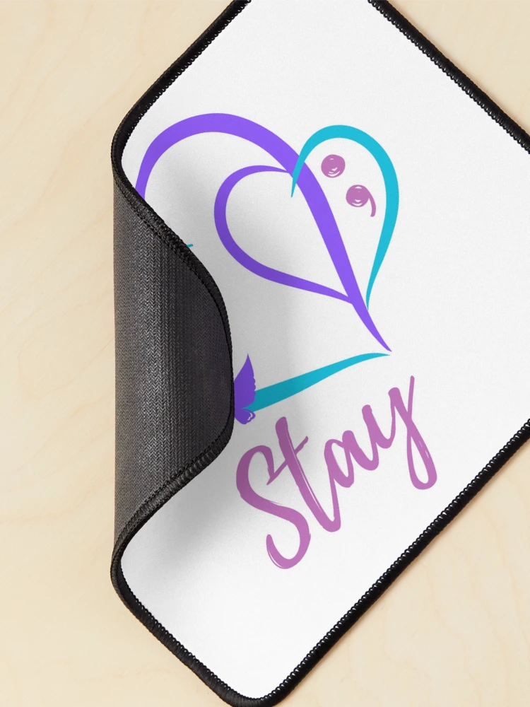 Thumbnail 2 of 5, Mouse Pad, Stay designed and sold by Pawprint Studio.