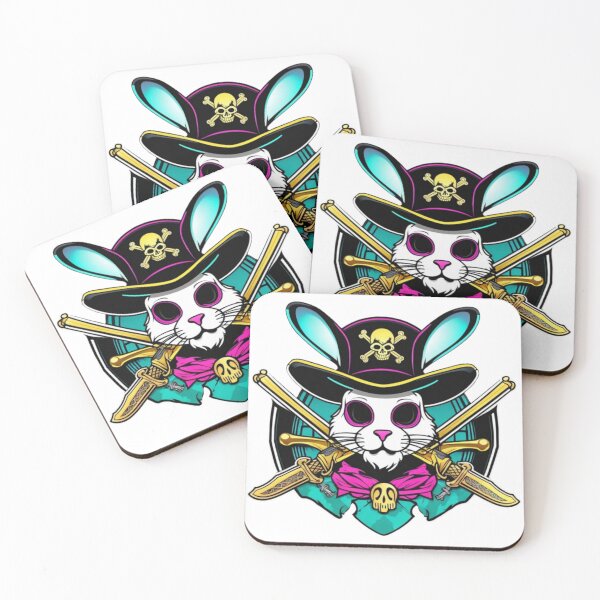 Item preview, Pirate Rabbit with Swords and Hat designed and sold by Yas_oma.