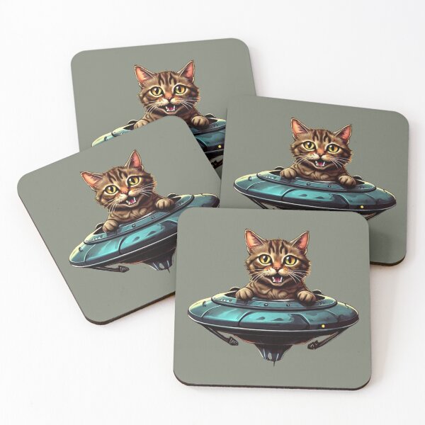 Item preview, Kitty UFO Pilot designed and sold by NiRia Spot.