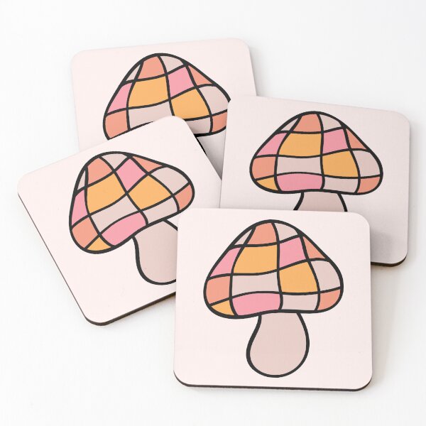 Item preview, Disco Mushroom Groovy Pink designed and sold by Magnolia Valley Art.