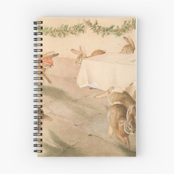 Item preview, Rabbits Christmas Party Blind Mans Bluff - Beatrix Potter Christmas designed and sold by forgottenbeauty.