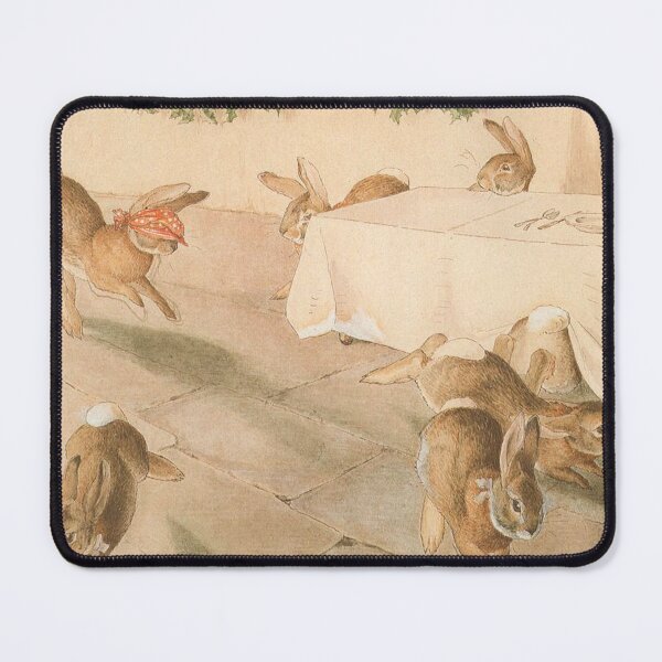 Item preview, Rabbits Christmas Party Blind Mans Bluff - Beatrix Potter Christmas designed and sold by forgottenbeauty.