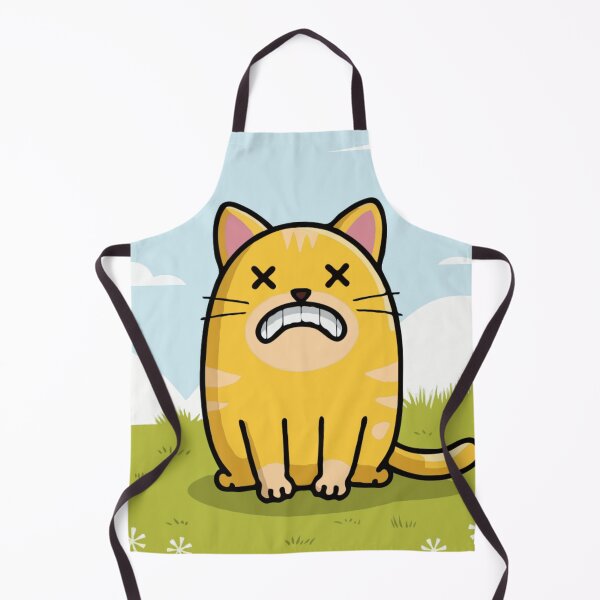 Item preview, "Funny Grumpy Cat Cartoon" - Cute and Relatable Art for Cat Lovers designed and sold by Collision19.