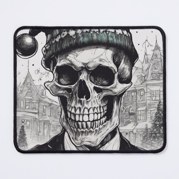 Item preview, Christmas and Holiday Skeleton - Watercolor & Ink 34 designed and sold by KBMediaArt.