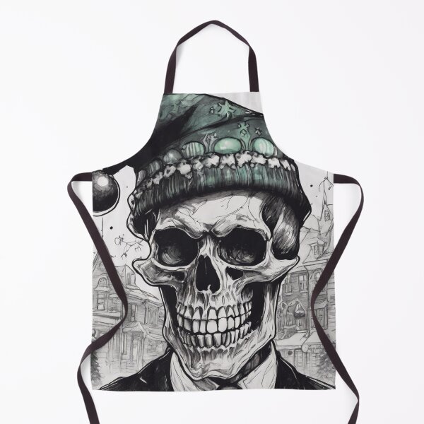 Item preview, Christmas and Holiday Skeleton - Watercolor & Ink 34 designed and sold by KBMediaArt.