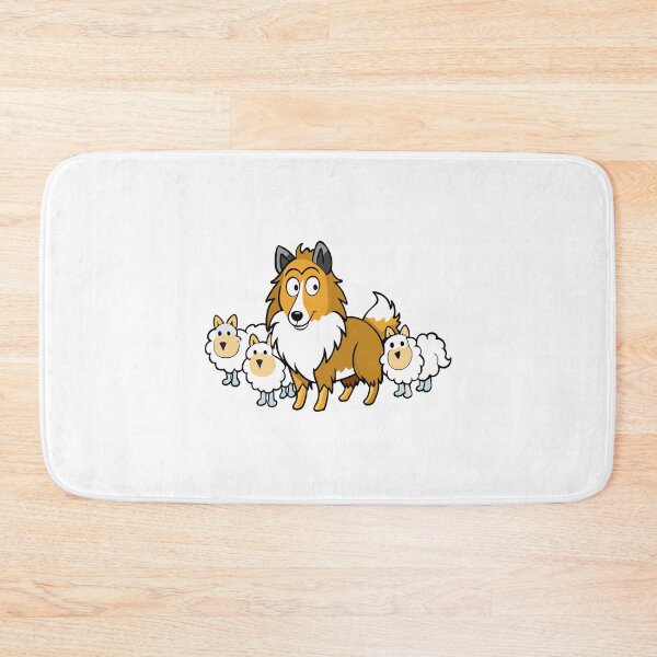 Item preview, Shetland Sheepdog Herding Sheep Digital Art designed and sold by iwcus.