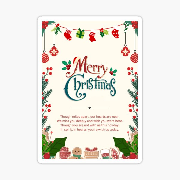 Item preview, Christmas wishes with love designed and sold by CatchyLines.