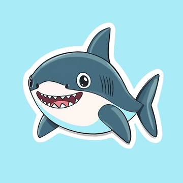 Artwork thumbnail, Friendly Shark by 2Shooze