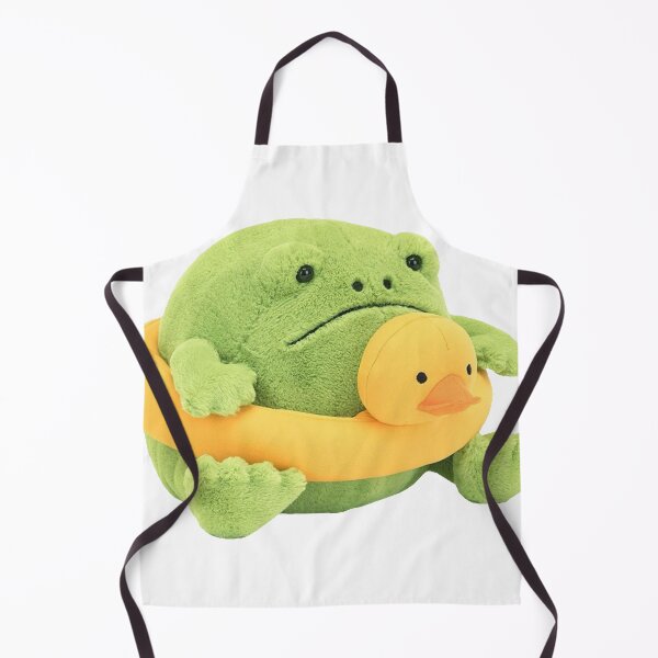 Item preview, Plush Stuffed Green Frog with Rubber Ducky Tube designed and sold by Maggie Elias.