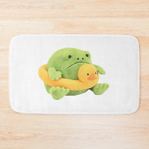 Item preview, Plush Stuffed Green Frog with Rubber Ducky Tube designed and sold by Maggie Elias.