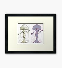 Mushroom Monster Framed Print