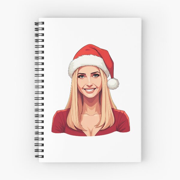 Item preview, Ivanka Trump Wearing Santa Claus Christmas Hat designed and sold by deelitt.