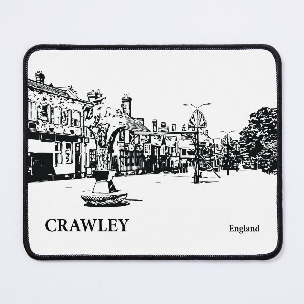 Item preview, Crawley Inglaterra designed and sold by Lakeric Cityscapes.