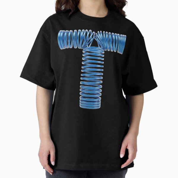 SPRINGY LETTER T Oversized T-Shirt