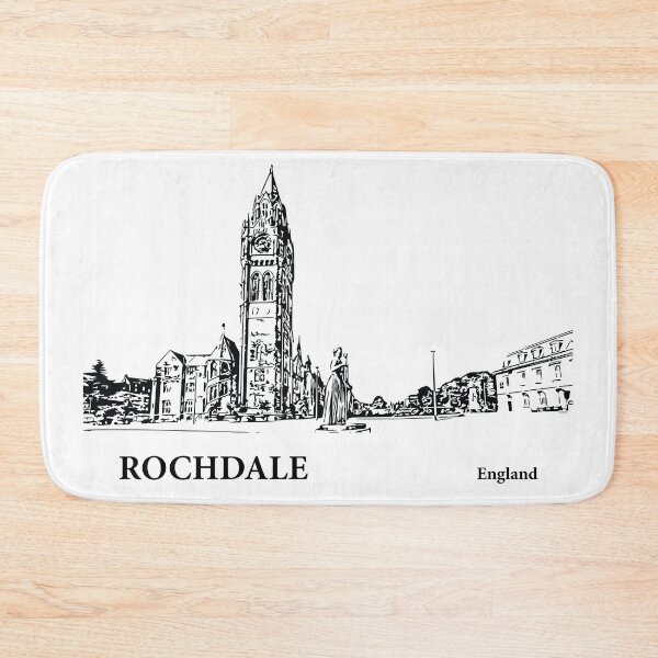 Item preview, Rochdale England designed and sold by Lakeric Cityscapes.