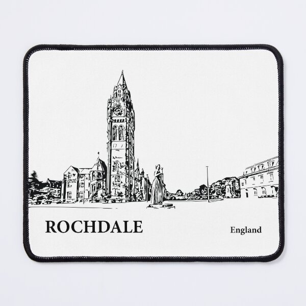 Item preview, Rochdale England designed and sold by Lakeric Cityscapes.