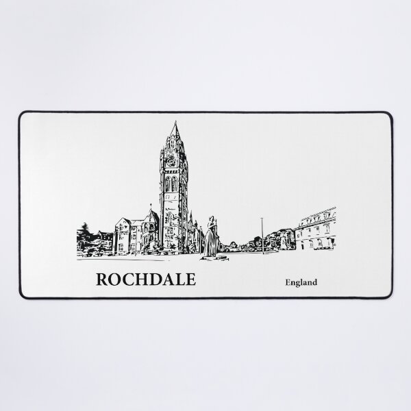 Item preview, Rochdale England designed and sold by Lakeric Cityscapes.