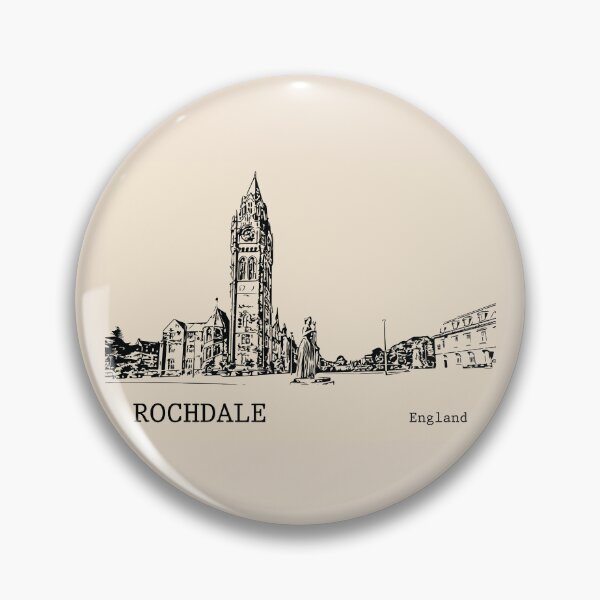 Item preview, Rochdale England designed and sold by Lakeric Cityscapes.