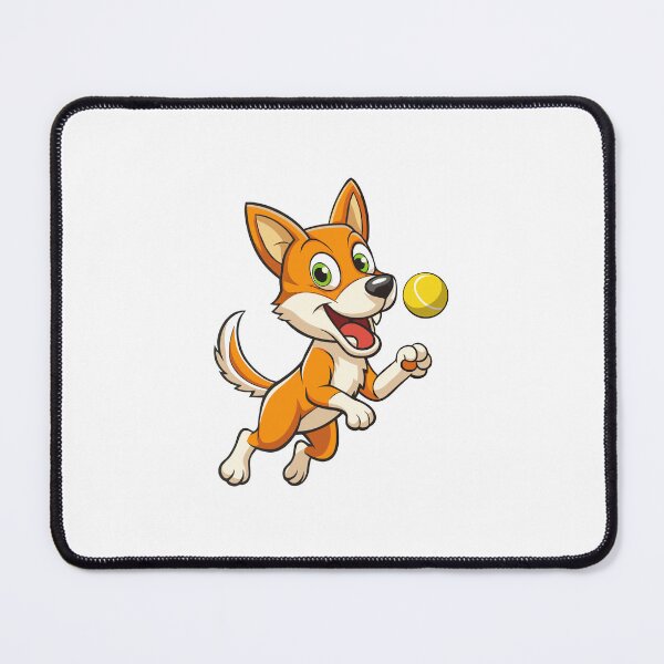 Item preview, Energetic Toy Fox Terrier Playing Fetch designed and sold by iwcus.