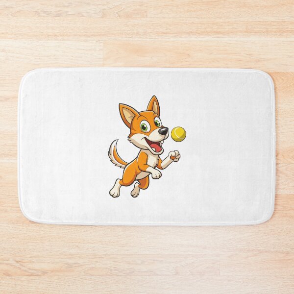 Item preview, Energetic Toy Fox Terrier Playing Fetch designed and sold by iwcus.