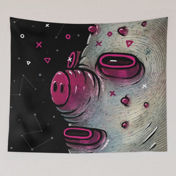 Item preview, cosmic pig designed and sold by Spientos.