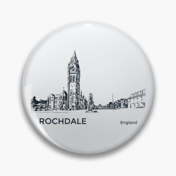Item preview, Rochdale England designed and sold by Lakeric Cityscapes.