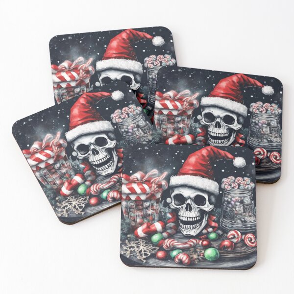 Item preview, Christmas and Holiday Skeleton - Watercolor & Ink 36 designed and sold by KBMediaArt.