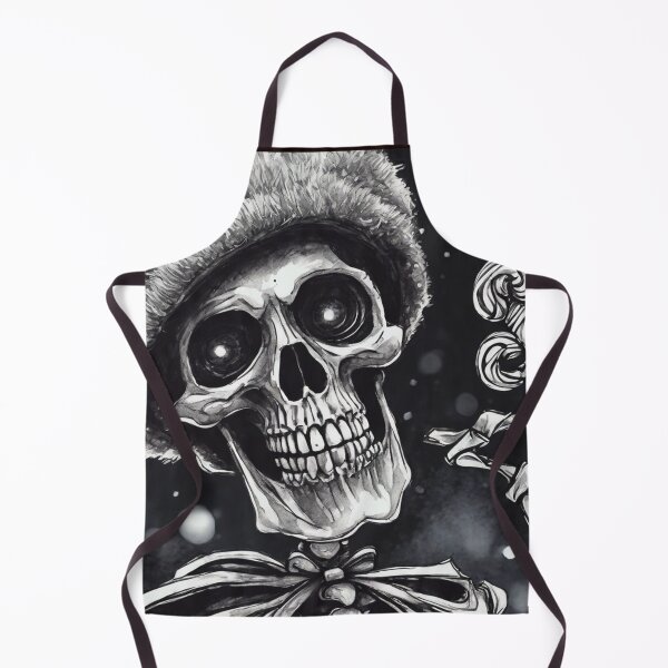 Item preview, Christmas and Holiday Skeleton - Watercolor & Ink 37 designed and sold by KBMediaArt.