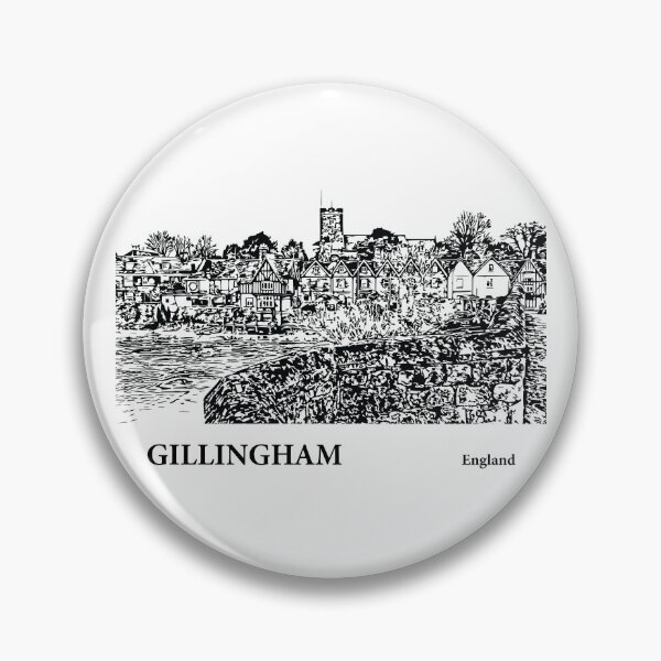 Item preview, Gillingham England designed and sold by Lakeric Cityscapes.