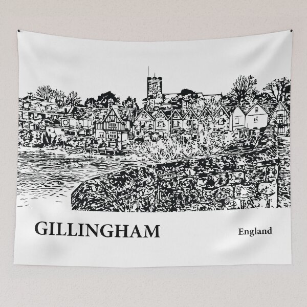Item preview, Gillingham England designed and sold by Lakeric Cityscapes.