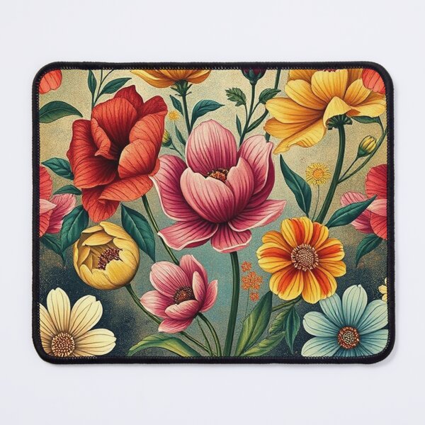 Item preview, Vintage Floral Delight: Retro Seamless Patterns designed and sold by hjian8219.