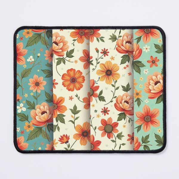 Item preview, Vintage Floral Delight: Retro Seamless Patterns designed and sold by hjian8219.