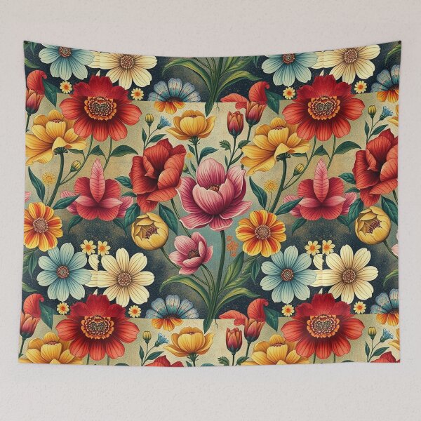 Item preview, Vintage Floral Delight: Retro Seamless Patterns designed and sold by hjian8219.