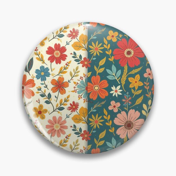 Item preview, Vintage Floral Delight: Retro Seamless Patterns designed and sold by hjian8219.