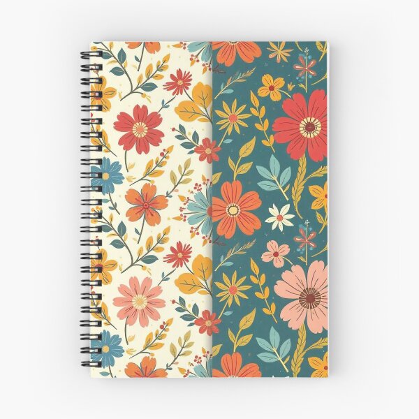 Item preview, Vintage Floral Delight: Retro Seamless Patterns designed and sold by hjian8219.