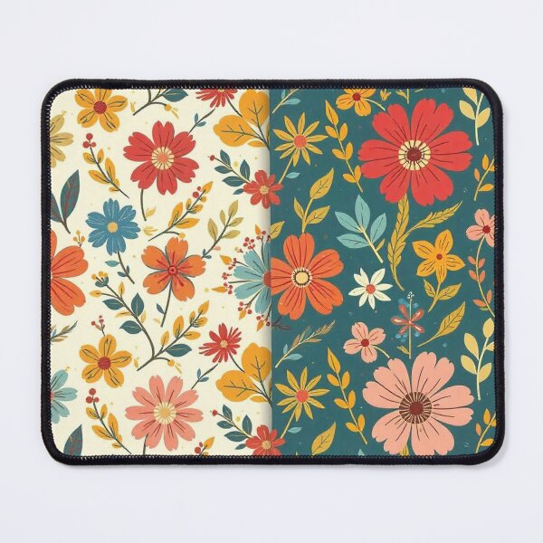 Item preview, Vintage Floral Delight: Retro Seamless Patterns designed and sold by hjian8219.