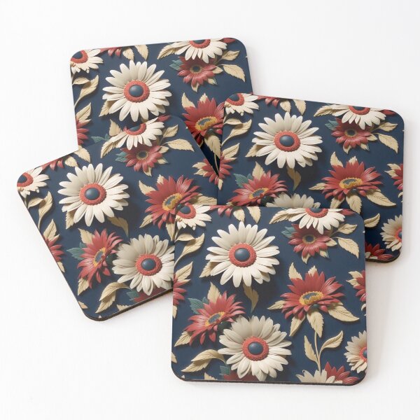 Item preview, Vintage Floral Delight: Retro Seamless Patterns designed and sold by hjian8219.