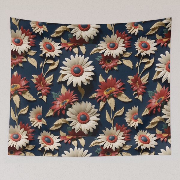 Item preview, Vintage Floral Delight: Retro Seamless Patterns designed and sold by hjian8219.