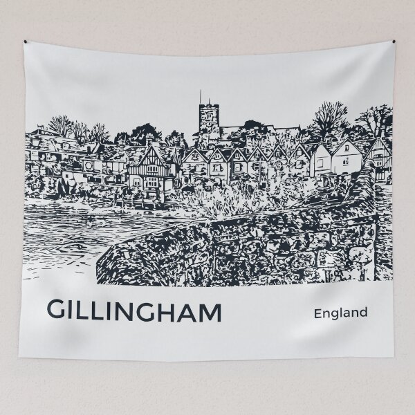 Item preview, Gillingham England designed and sold by Lakeric Cityscapes.