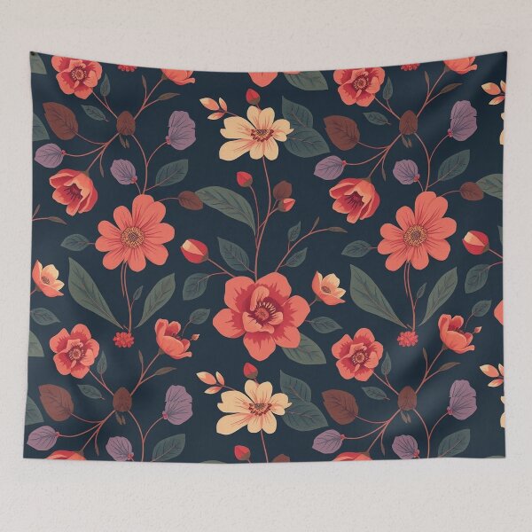 Item preview, Vintage Floral Delight: Retro Seamless Patterns designed and sold by hjian8219.