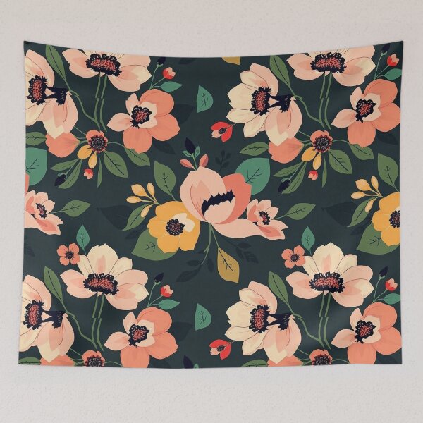 Item preview, Vintage Floral Delight: Retro Seamless Patterns designed and sold by hjian8219.