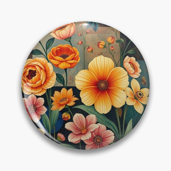 Item preview, Vintage Floral Delight: Retro Seamless Patterns designed and sold by hjian8219.