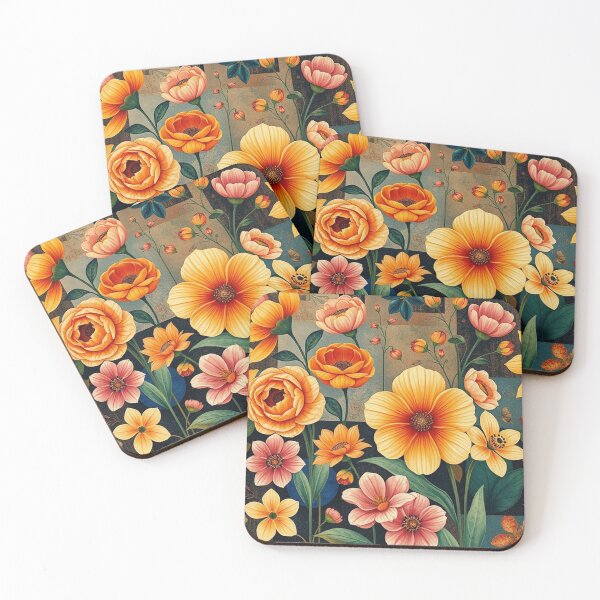 Item preview, Vintage Floral Delight: Retro Seamless Patterns designed and sold by hjian8219.